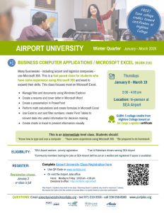 AU Excel Flyer 2026 SEA Airport 