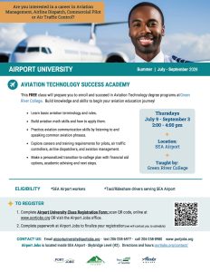 Airport University Summer 2026 Aviation Tech Flyer