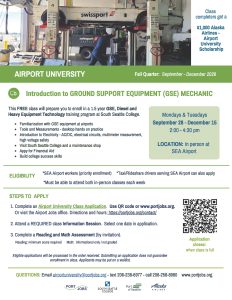AU Fall 2026 Flyer SEA Airport